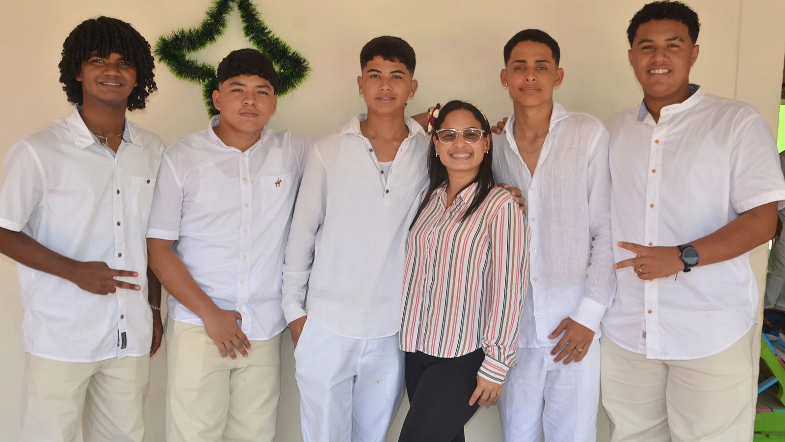 Cristian Anaya, Isaías Pérez, Juan Hernández, Astrid Daza, Andrés Felipe, Falcao Gómez.