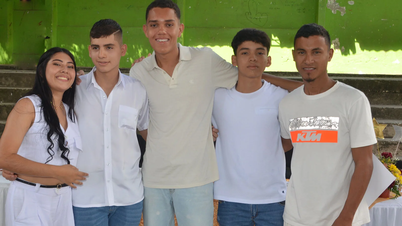 María José Cruz, Davinson Ciro, Ruber Castro, Juan Pablo Araque, Joiner Mercado.