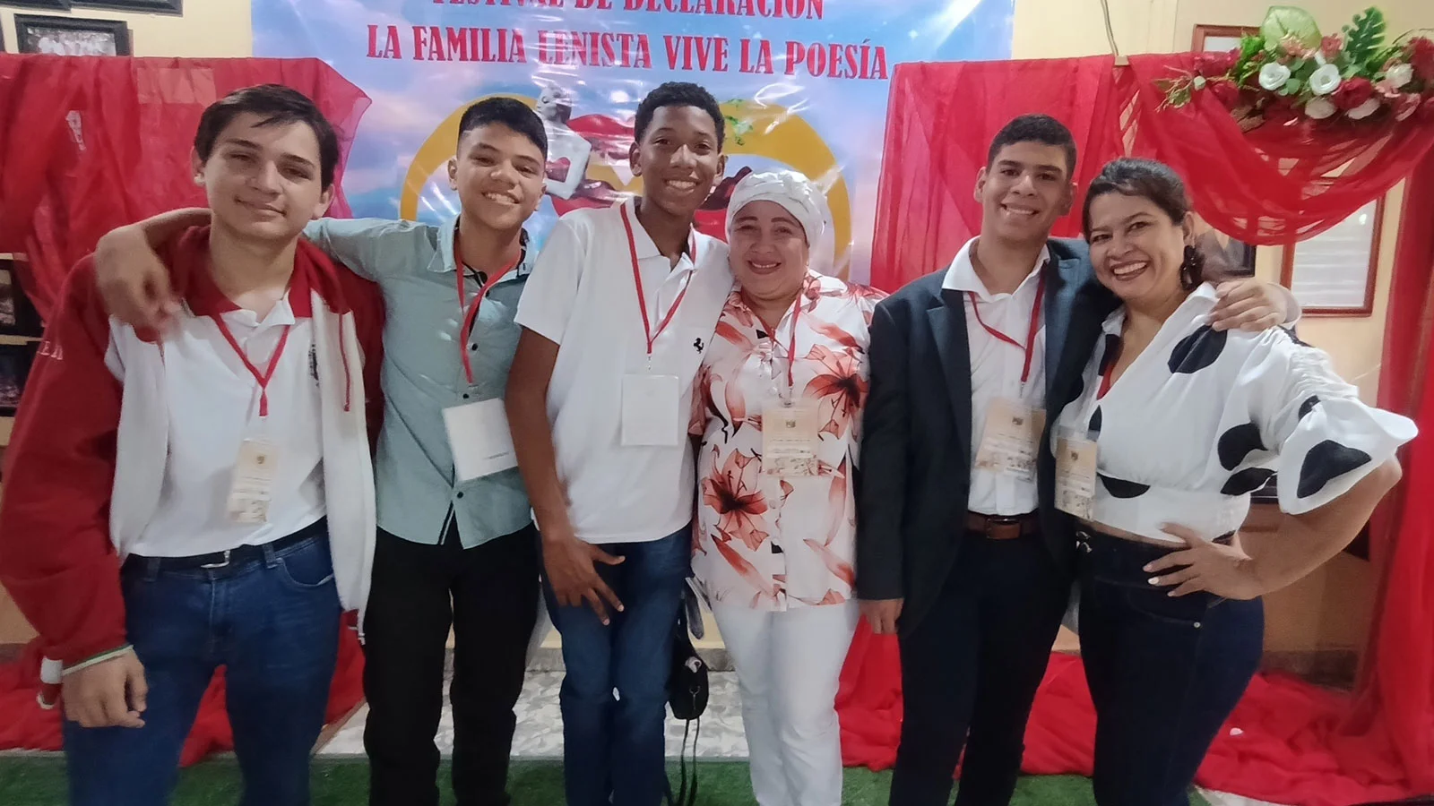 Sebastián Pérez, Mathias Loaiza, Santiago Rivera, Erika Córdoba, Said Mercado, María Cuello.