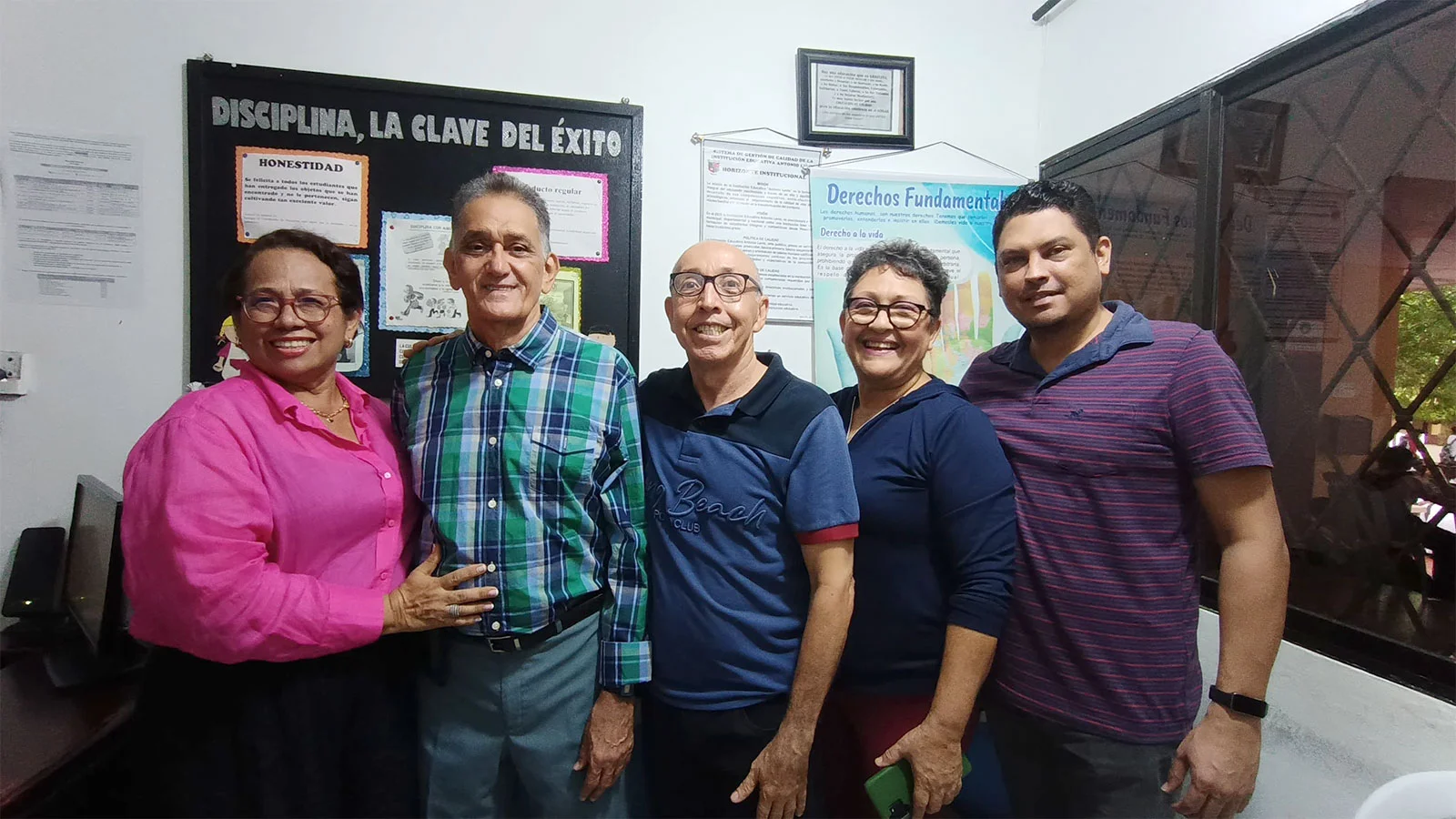 Juanita Acosta, Roberto Acosta, Julio José Granado, Janeth Álvarez, Emiro Ruiz.