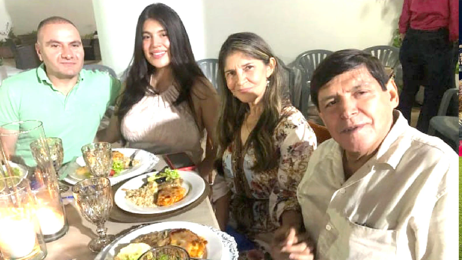 Dimitris Palexa, Paula Correa, Ordalia Ochoa y José Correa.